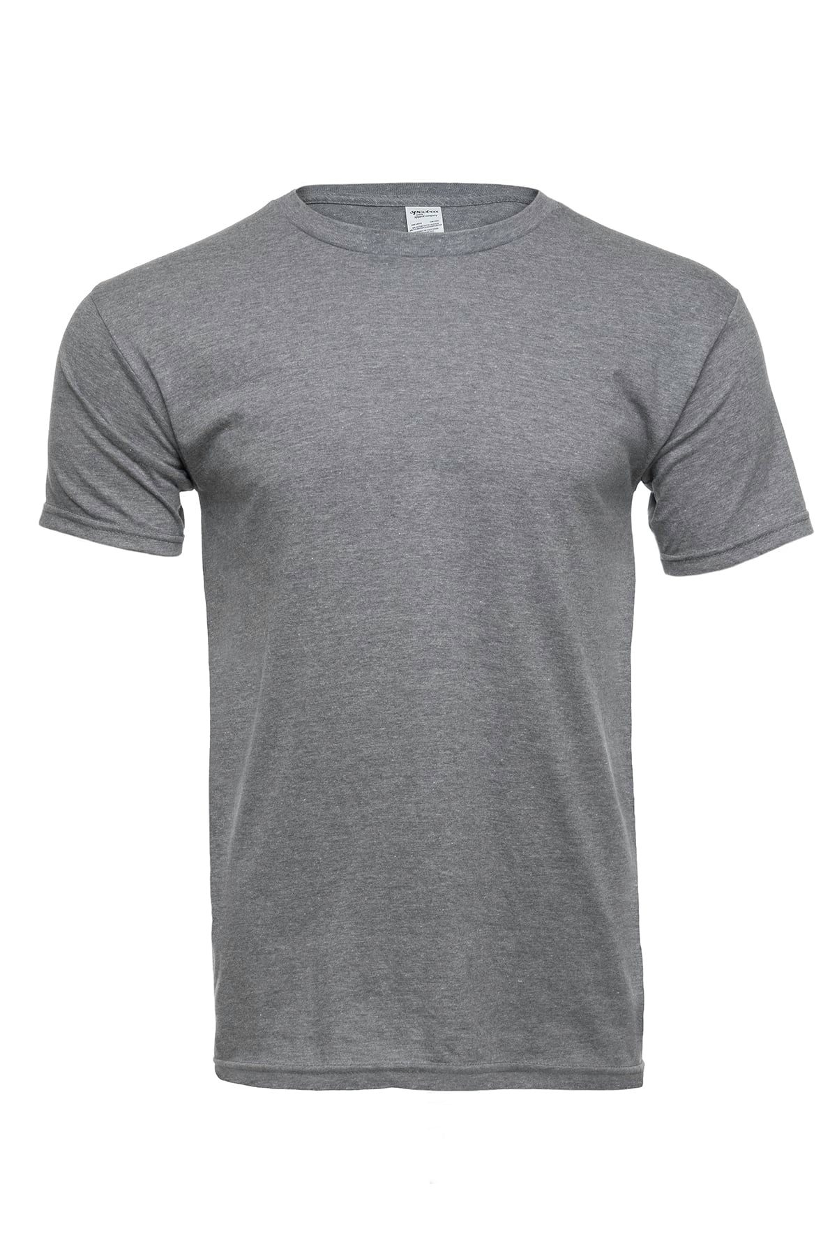 White 50/50 Cotton Blend T-shirts available in three colors. Ash Gray, Black and White