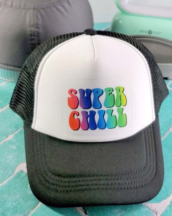 Head Gear Transfers for Trucker caps, straw hats and 5 and 6 panel caps . PLEASE CHOOSE SIZE AND QUANTITY BEFORE YOU HIT CUSTOMIZE