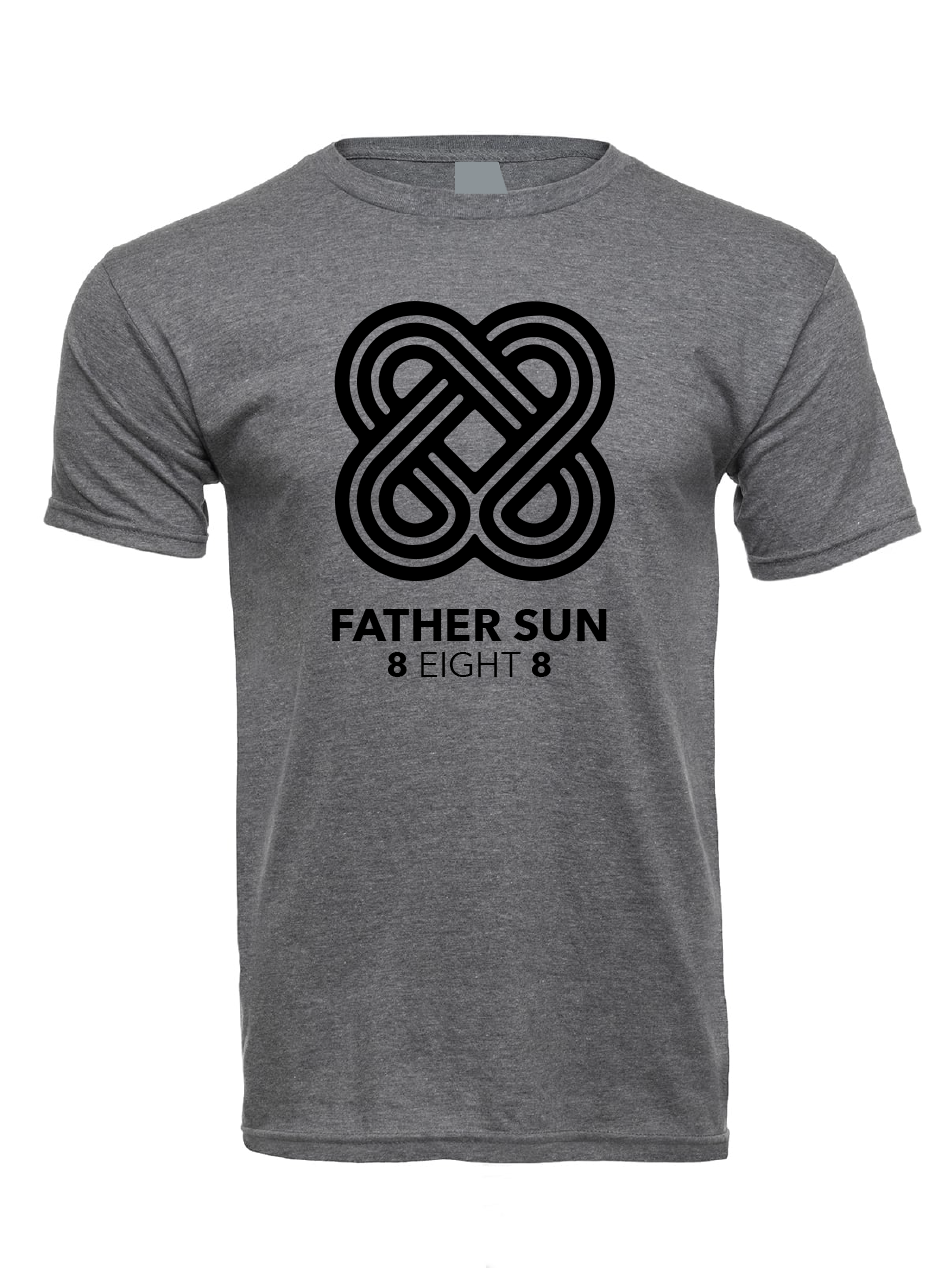 Father Sun 8 Eight 8 Yellow Soft Cotton T-shirts / Cotton Blend / sun t-shirts / summer time / good vibes / Graphic t-shirt / Sunny Day Apparel