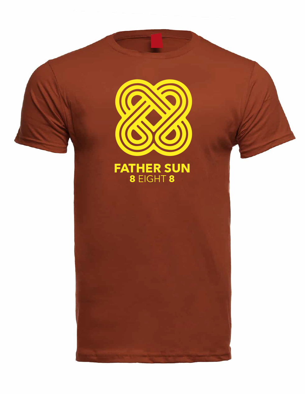 Father Sun 8 Eight 8 Yellow Soft Cotton T-shirts / Cotton Blend / sun t-shirts / summer time / good vibes / Graphic t-shirt / Sunny Day Apparel