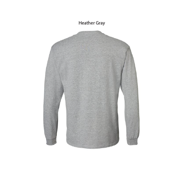 Custom Long Sleeve T-Shirt Printing Black, Navy Blue, White and Gray T-shirt. Available in 100% Cotton or Soft Cotton Blend/ PLEASE CHOOSE SIZE, T-SHIRT COLOR AND QUANTITY BEFORE YOU HIT CUSTOMIZE