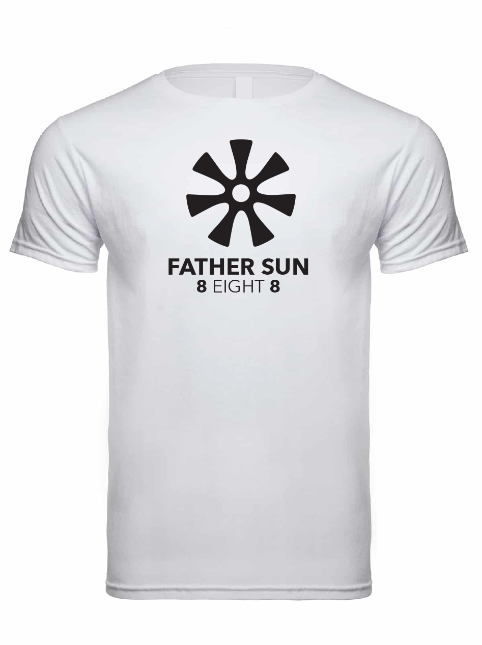 Father Sun Star Blue Soft Cotton T-shirts / Cotton Blend / sun t-shirts / summer time / good vibes / Graphic t-shirt / Sunny Day Apparel