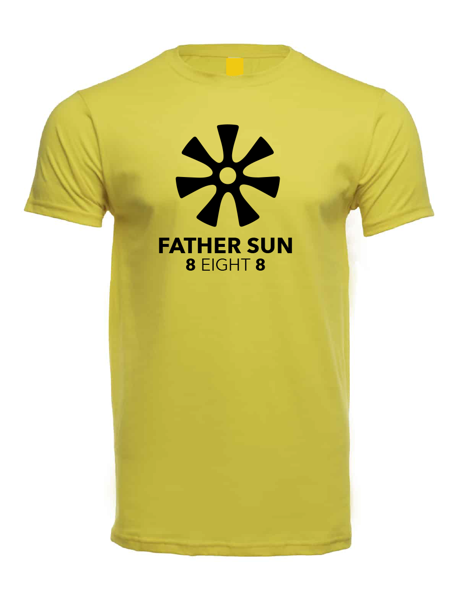 Father Sun Star Blue Soft Cotton T-shirts / Cotton Blend / sun t-shirts / summer time / good vibes / Graphic t-shirt / Sunny Day Apparel