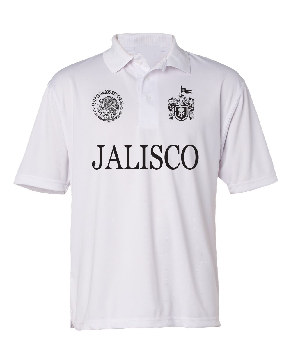 Mexico White Polo T-shirts Cotton Blend / Men / Hombres / Unisex / Polo / Long Sleeve / T-shirt / Mexico / Jalisco / Sinaloa / Michoacan