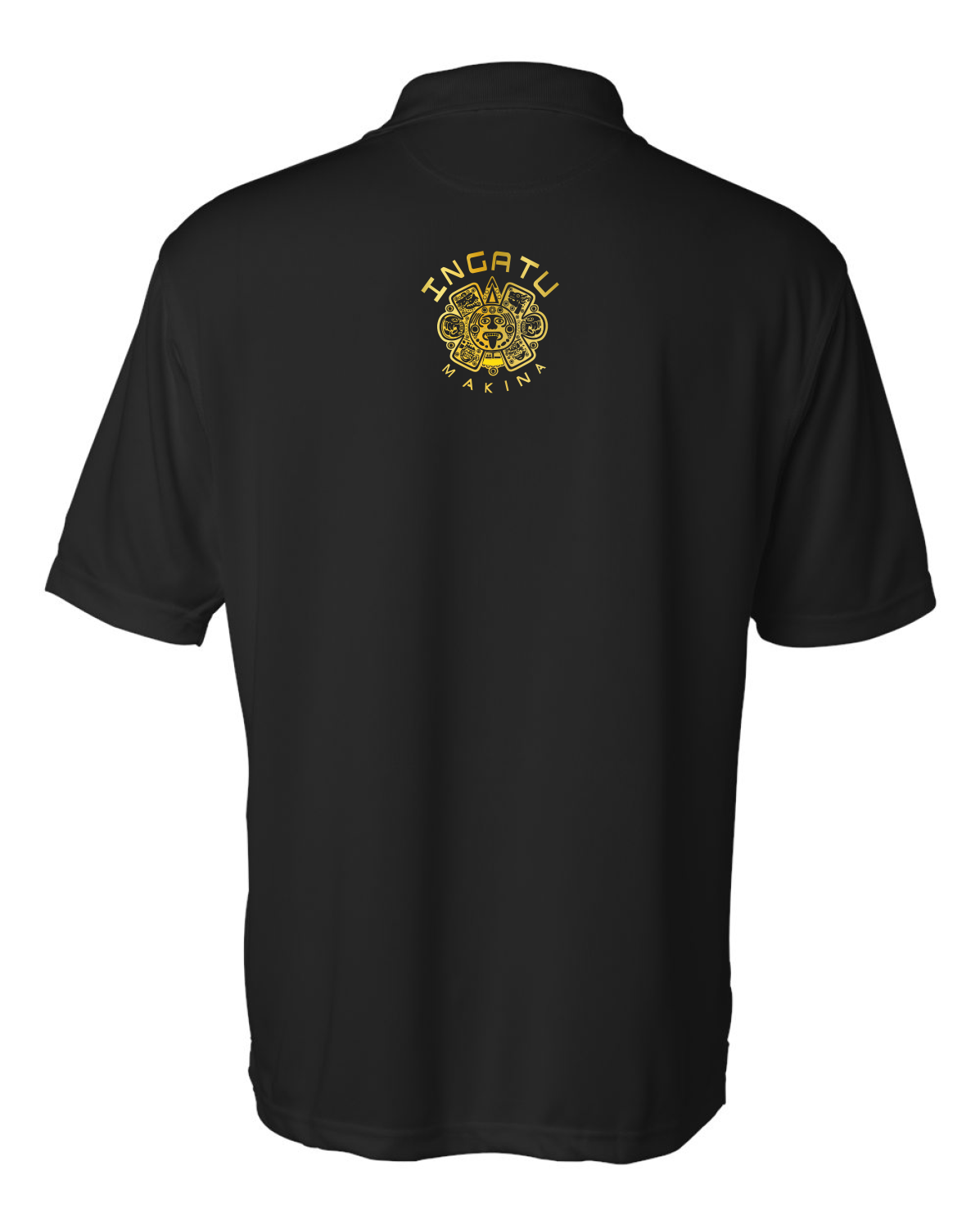 Jalisco Black Polo W/ Metallic Gold & Metallic Silver Logos / Cotton Blend / Men / Hombres / Unisex / Polo / Long Sleeve / T-shirt / Mexico / Jalisco / Sinaloa / Michoacan / La Patria