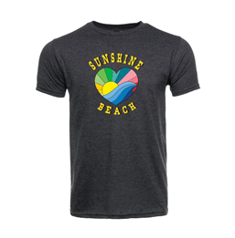 sunshine Beach soft cotton T-shirts 50/50 blend / sun t-shirts / summer time / good vibes / Graphic t-shirt / SunGodPrint