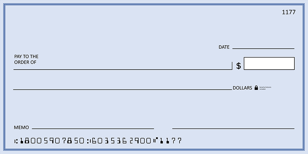 Large checks