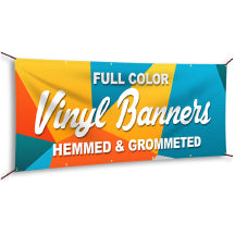 13oz Banners to Promote and Advertise Your Business, Work Events, Sales & clearances, Special Celebrations and School Sports. PLEASE CHOOSE SIZE, FINISH AND QUANTITY BEFORE YOU HIT CUSTOMIZE