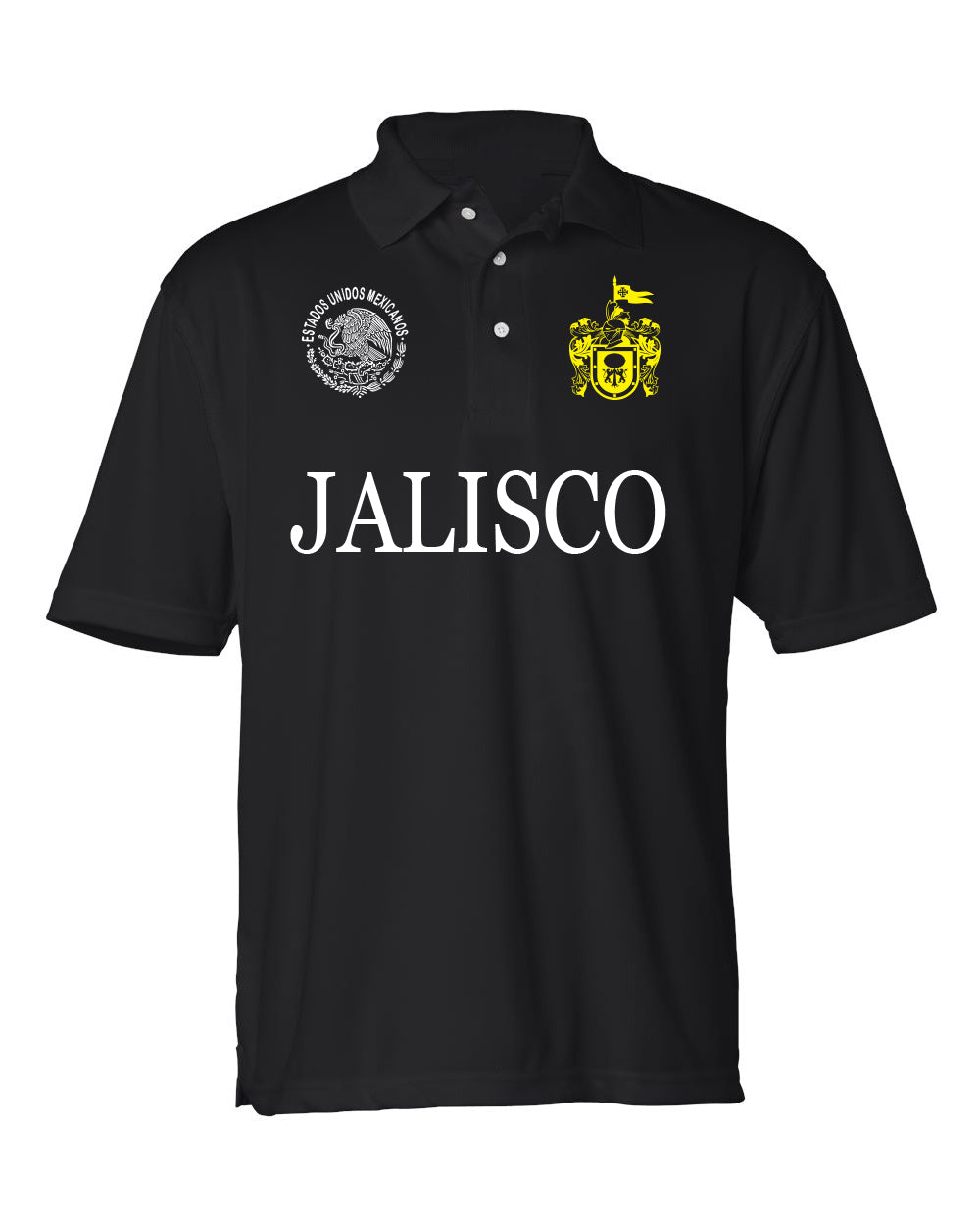 Sinaloa Black Polo T-shirts Cotton Blend / Men / Hombres / Unisex / Polo / Long Sleeve / T-shirt / Mexico / Jalisco / Sinaloa / Michoacan
