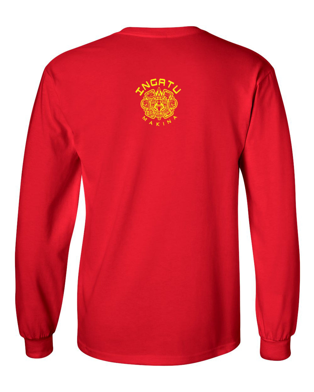 Sinaloa Red Long Sleeve Soft Cotton T-shirt / Men / Hombres / Unisex / Polo / Long Sleeve / T-shirt / Mexico / Jalisco / Sinaloa / Michoacan