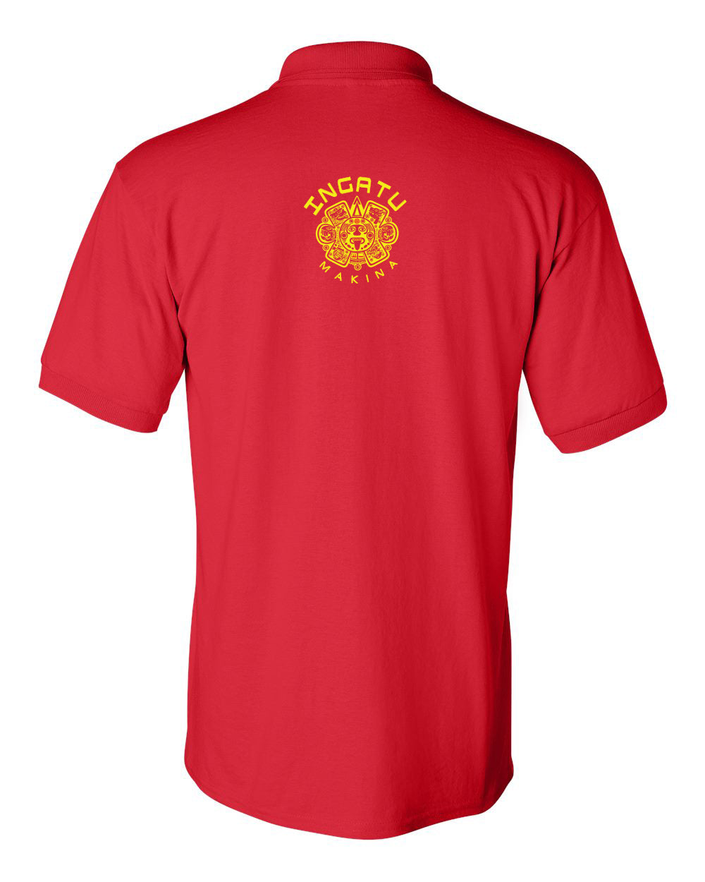 Michoacan Red Polo T-shirts Cotton Blend / Men / Hombres / Unisex / Polo / Long Sleeve / T-shirt / Mexico / Jalisco / Sinaloa / Michoacan
