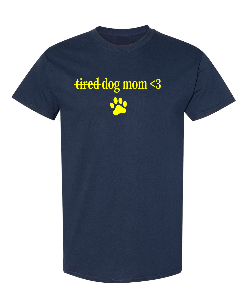 Tired Dog Mom Gray T-shirt 100% Cotton / LPC / pet lovers / black cat / cat lover / white / gray / black