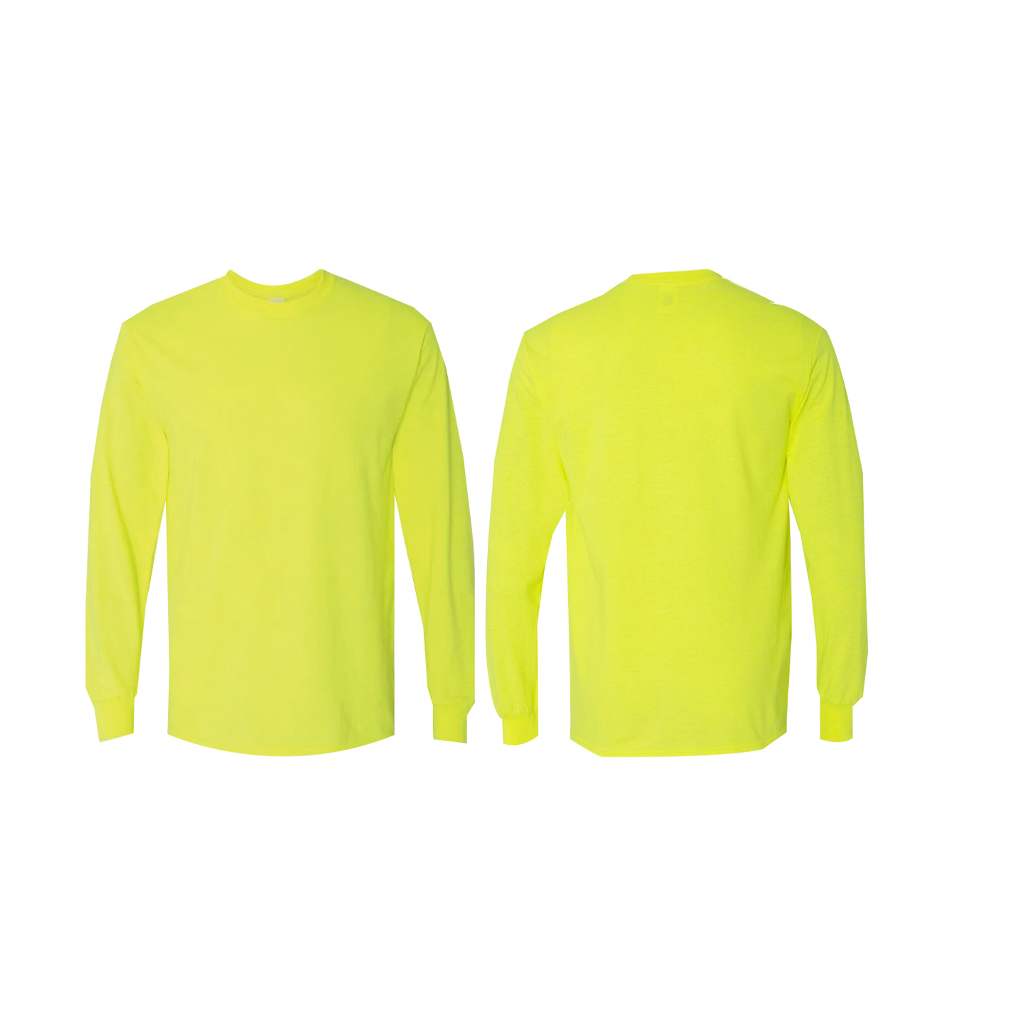 Safety Neon Colors Long Sleeve T-shirt