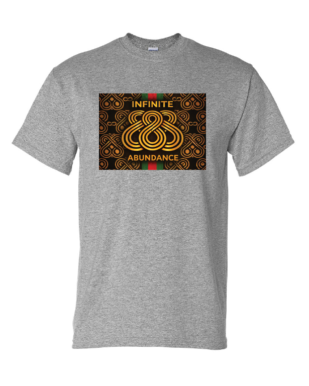 Infinite 888 Biege logo black Soft Cotton T-shirts / Cotton Blend / sun t-shirts / summer time / good vibes / Graphic t-shirt / Sunny Day Apparel