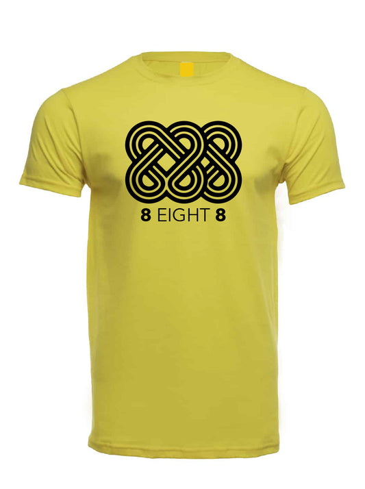 8 Eight 8 Yellow Soft Cotton T-shirts / Cotton Blend / sun t-shirts / summer time / good vibes / Graphic t-shirt / Sunny Day Apparel