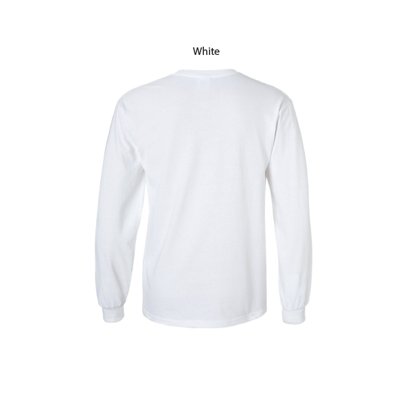 Custom Long Sleeve T-Shirt Printing  Black, Navy Blue, White and Gray T-shirt. Available in 100% Cotton or Soft Cotton Blend/ PLEASE CHOOSE SIZE, T-SHIRT COLOR AND QUANTITY BEFORE YOU HIT CUSTOMIZE