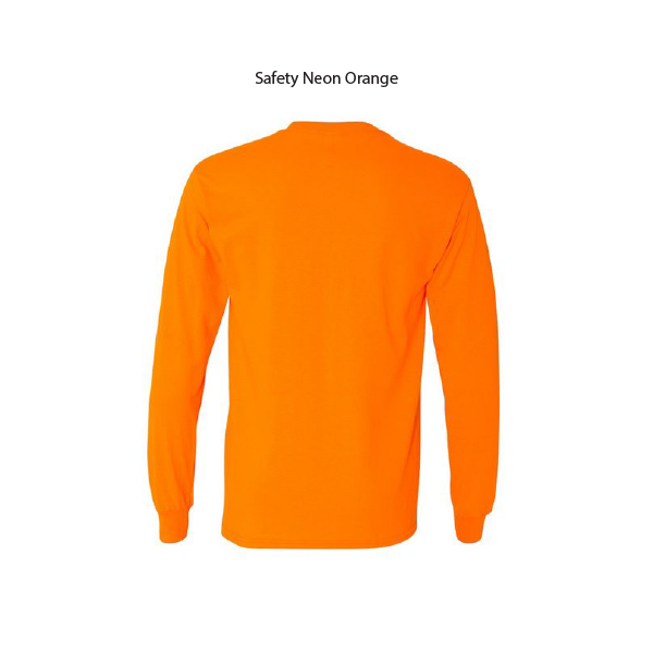 Custom Silkscreen Printing Safety Neon Colors Long Sleeve T-shirts / 100% Cotton / Minimum order of 12 pcs / PLEASE CHOOSE SIZE, T-SHIRT COLOR AND QUANTITY BEFORE YOU HIT CUSTOMIZE