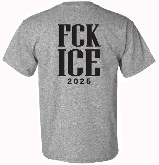 FCK ICE T-shirts Protest 2025 Heather Gray / Together lets Fight the injustice to Our people get yours Today.