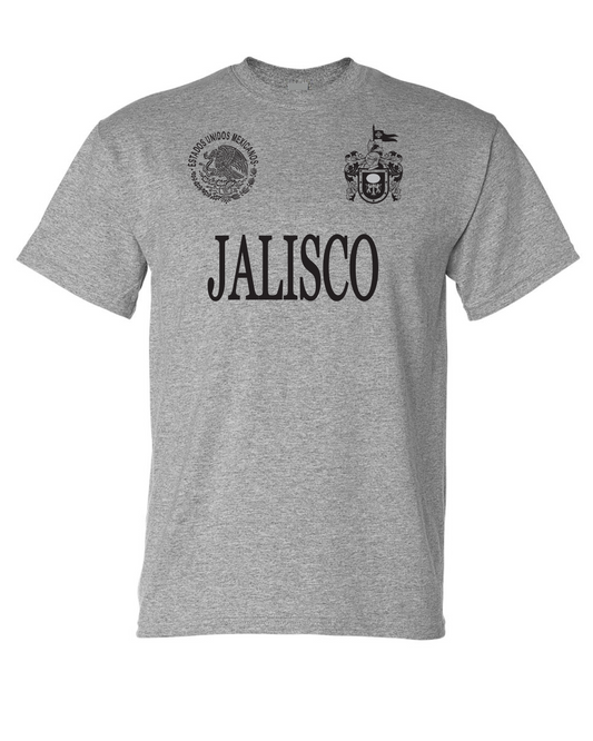 Jalisco Heather Gray Soft Cotton T-shirts / Men / Hombres / Unisex / Long Sleeve / Sweater / Mexico / Jalisco / Sinaloa / Michoacan