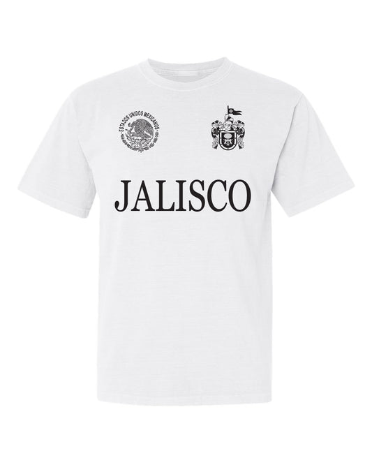 Jalisco White Soft Cotton T-shirts / Men / Hombres / Unisex / Long Sleeve / Sweater / Mexico / Jalisco / Sinaloa / Michoacan