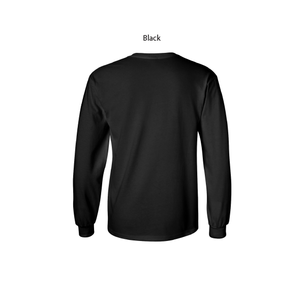 Custom Long Sleeve T-Shirt Printing  Black, Navy Blue, White and Gray T-shirt. Available in 100% Cotton or Soft Cotton Blend/ PLEASE CHOOSE SIZE, T-SHIRT COLOR AND QUANTITY BEFORE YOU HIT CUSTOMIZE