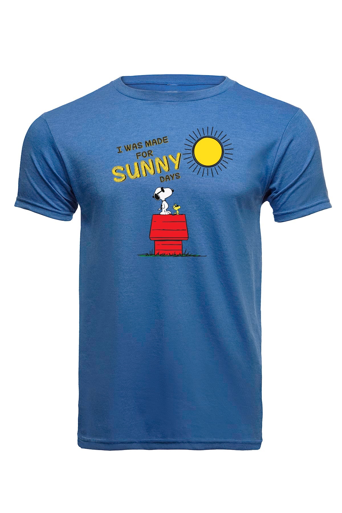 Snoopy "made for the sun" soft cotton Yellow T-shirts 50/50 blend / sunny day Apparel / summer time / good vibes / Graphic t-shirt