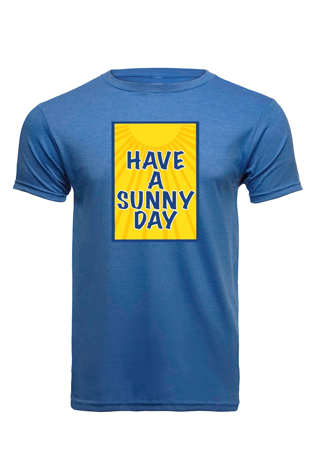 Have a Sunny Day Gray Soft Cotton T-shirts / Cotton Blend / sun t-shirts / summer time / good vibes / Graphic t-shirt