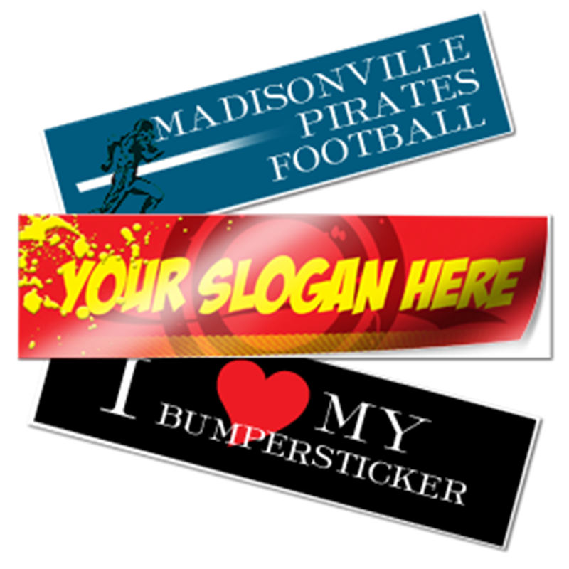 Custom made Bumper stickers gloss or matte finish Set of 25 / Visible Advertising / weather Resistant  / Car Stickers / PLEASE CHOOSE SIZE, VINYL AND QUANTITY BEFORE YOU HIT CUSTOMIZE