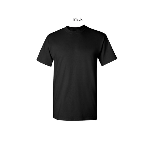 Custom T-Shirt Printing  Black, Navy Blue, White and Gray T-shirt. Available in 100% Cotton or Soft Cotton Blend/ PLEASE CHOOSE SIZE, T-SHIRT COLOR AND QUANTITY BEFORE YOU HIT CUSTOMIZE