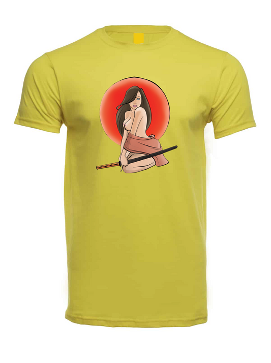 Goddess of the Sun Yellow Soft Cotton T-shirts / Cotton Blend / sun t-shirts / summer time / good vibes / Graphic t-shirt / Sunny Day Apparel