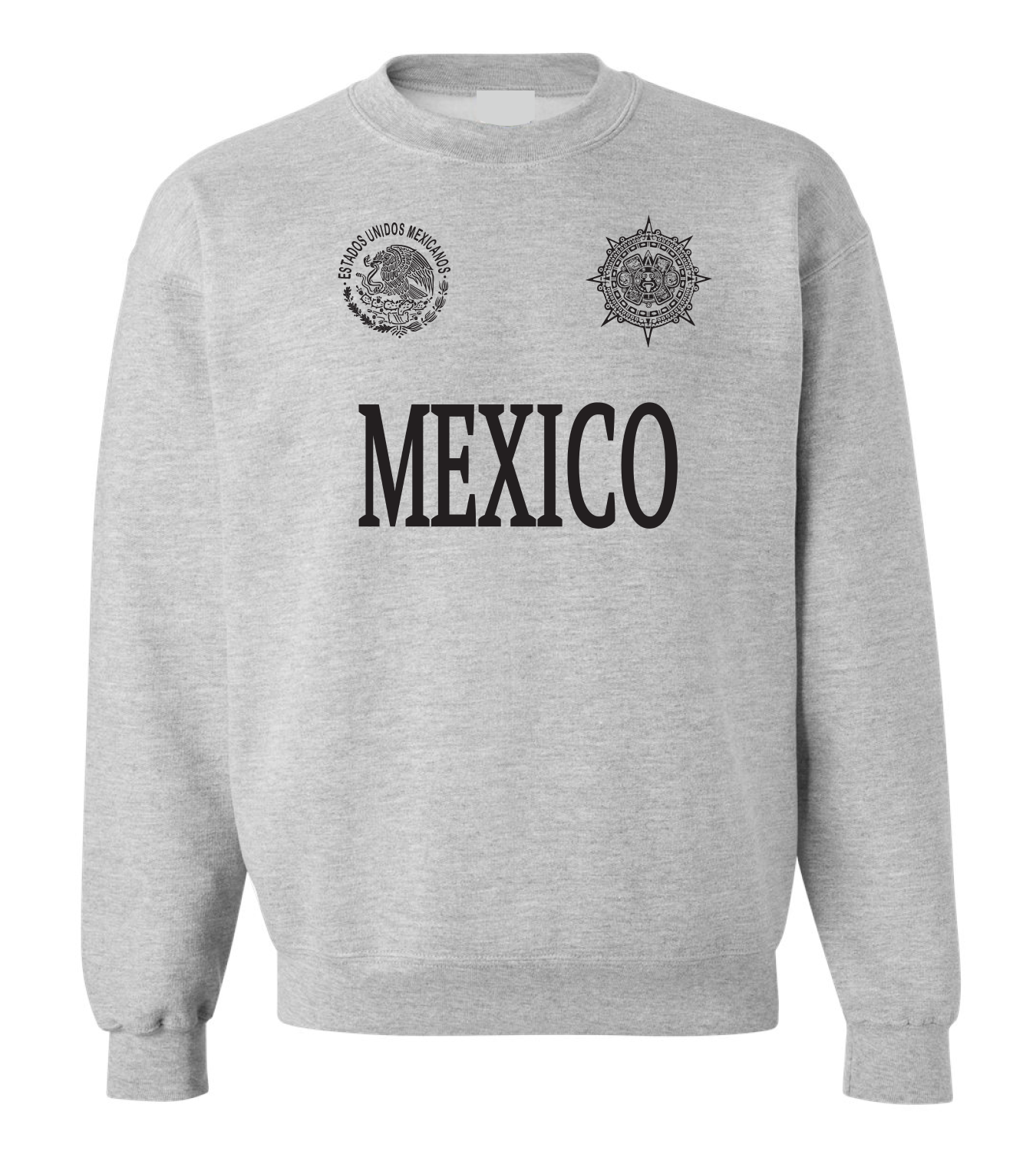 Sinaloa Gray Soft Cotton Sweater Men Hombres Unisex Long Sleeve Sweater Mexico Jalisco Sinaloa Michoacan