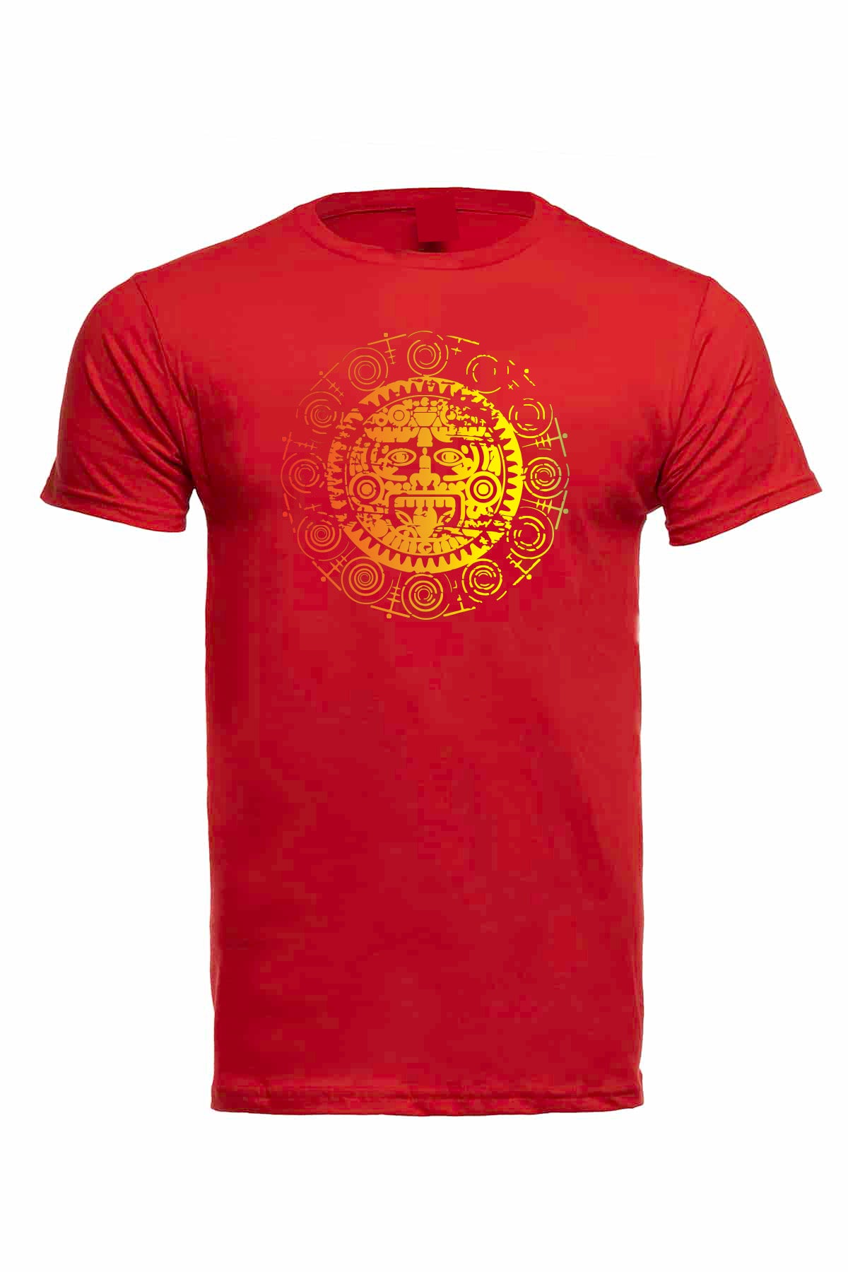 Mayan Sun God Red /  soft cotton T-shirts / Cotton Blend / sun t-shirts / summer time / good vibes / Graphic t-shirt