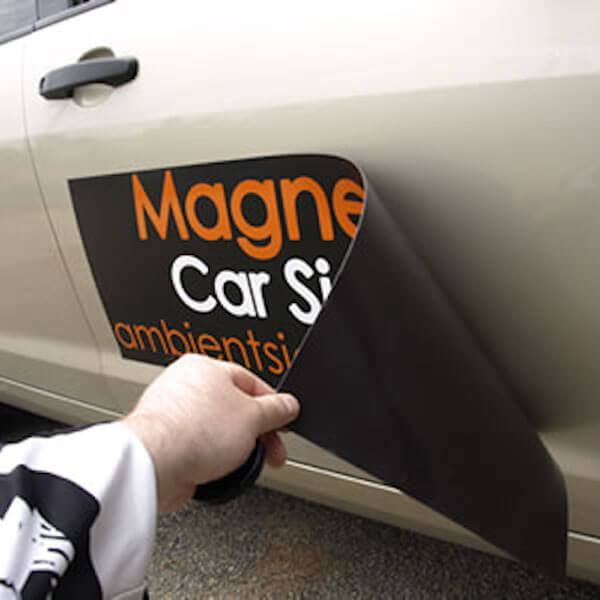 Car Magnets Durable and Affordable Set of 2 / Sticks Securely on Side Doors / 3 sizes available / PLEASE CHOOSE SIZE AND QUANTITY BEFORE YOU HIT CUSTOMIZE