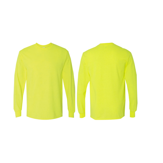 Safety Neon Colors Long Sleeve T-shirt